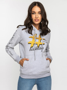 Толстовка женская Dairos GD69300733 серая XL