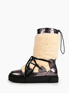 Сапоги женские Marco Bonne` 1867PEL43LM серебристые 37 RU