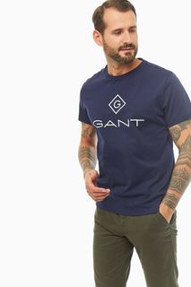 Футболка мужская Gant 2023000.433 синяя M