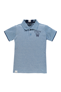 Поло для мальчика Brums, цв.синий, р-р 116