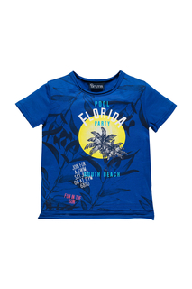 Футболка для мальчика Brums, цв.синий, р-р 122