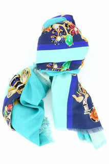 Шарф женский Mary Katrantzou 74164 бирюзовый