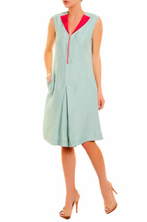 Платье женское BGN S15D109 зеленое 34 FR