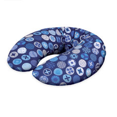 Подушка для кормления Ceba Baby Physio Mini Circles blue трикотаж