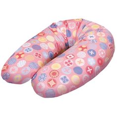 Подушка для кормления Ceba Baby Physio Multi Circles Pink трикотаж