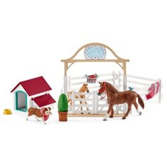 Набор Schleich Лошади для гостей Ханны с собакой Руби