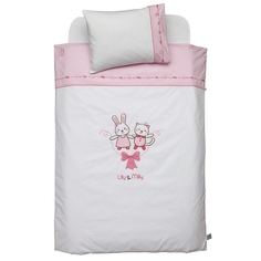Постельное белье FUNNABABY Lily Milly 120х60, 5 предметов