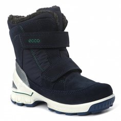 Полусапожки для мальчиков Ecco, цв. темно-синий, р.23