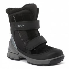 Полусапожки для мальчиков Ecco, цв. черный, р.28