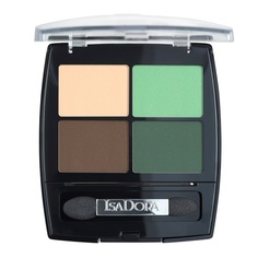 Тени для век IsaDora "Eye Shadow Quartet", тон 23 Neo Mint,5 г