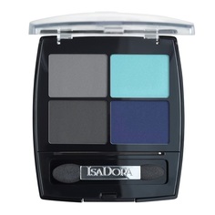 Тени для век IsaDora "Eye Shadow Quartet", тон 24 Forever Blue,5 г