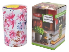 Подставка для ножей круглая 18 см VERTEX TDKVS440-332_1FLOWERS