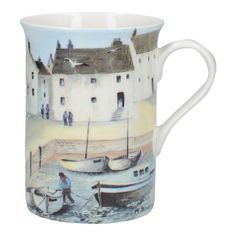 Кружка Kitchen Craft Cornish Harbour в подарочной упаковке, 0,35л, MGB3635