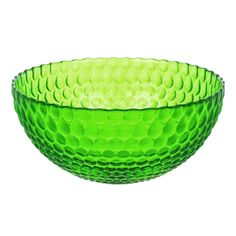 Салатник NinaGlass Роса зеленый 25 см