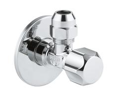 Угловой вентиль Grohe 1/2″-3/8″ для подключения смесителей, хром 22018000