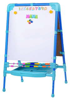 Мольберт для рисования Nika Kids растущий М2Л/С синий
