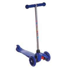 Самокат трёхколёсный Mars Kids mini light (цвет: тёмно-синий)