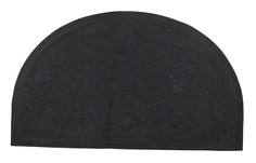 Коврик придверный Shahintex "LUX multicolor" (полукруглый), 45х75 см, бордовый