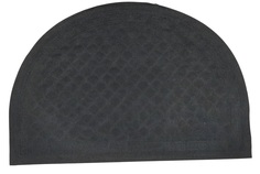 Коврик придверный Shahintex "LUX multicolor" (полукруглый), 40х60 см, бордовый