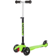Самокат-кикборд Novatrack Disco-kids Basic зеленый