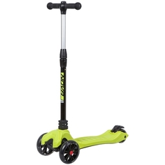Самокат-кикборд Novatrack RainBow Pro складной салатовый