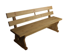 Скамейка из сосны Волшебная сосна BANCMONA Массив сосны, Ширина 1200 мм