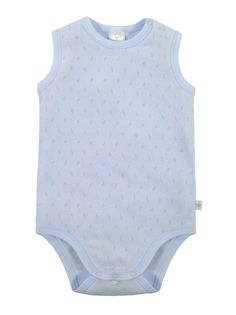 Боди-майка для мальчика Мамуляндия 19-1105 Ажур, Голубой р. 68