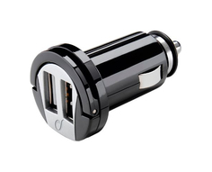 Автомобильное зарядное устройство Cellular Line MICROCBRUSBDUAL2A