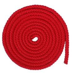 Скакалка гимнастическая, 3 м, 165 г, красная Китай