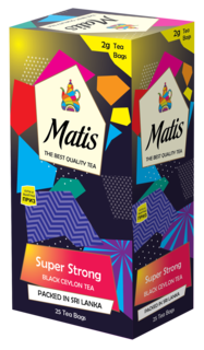 Чай черный в пакетиках для чашки Матис Super Strong 25*2 г Tea Tang (Pvt) Ltd.