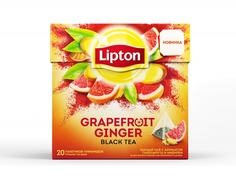 Чай черный в пирамидках Lipton Grapefruit Ginger 20*1.6 г