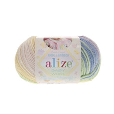 Пряжа для вязания Ализе Baby Wool Batik (20%бамбук, 40%шерсть, 40%акрил) 10х50гр/175м цв,4 Alize