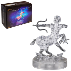 Пазл 3D кристаллический, "Знак зодиака Стрелец", 40 деталей работает от батареек Sima-Land