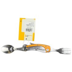 Складной столовый прибор "Folding Cutlery with Bottle Opener", цвет: оранжевый Ace Camp