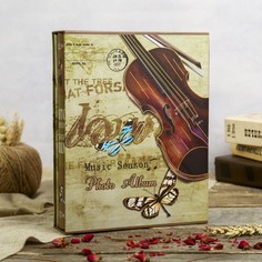 Фотоальбом на 100 фото 10х15 см "Музыкальный инструмент" в коробке26,5х21х5,5 см Sima-Land