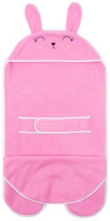 Конверт-одеяло Крошка Я Зайка, розовый, рост 62-68 см