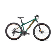 Велосипед 27.5 Forward Quadro 2.0 Disc Зеленый Матовый 18-19 г, 19 RBKW9M67R017