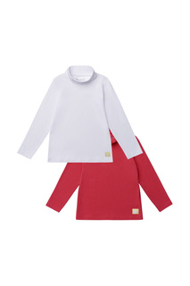 Водолазка, 2 шт детская Kogankids, цв. белый, р-р 104