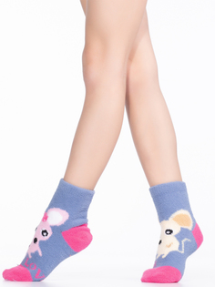 Носки Hobby Line 3340-1 детские махровые Мышата LOVE, 16-18