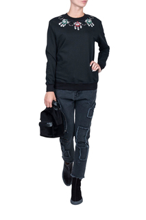 Толстовка женская MARCO BOLOGNA 96737 черная 40 IT