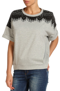 Толстовка женская Twin-Set Jeans J3A5HS серая 2XS