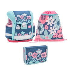 Ранец Belmil Classy Floral с мешком для обуви и пеналом