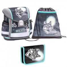 Ранец Belmil Classy Wolf с мешком для обуви и пеналом