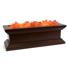 Светильник декоративный Stay Gold Соляная лампа Камин дерево