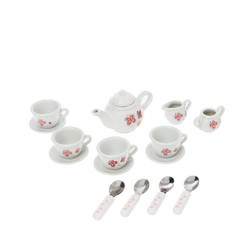 Набор керамической посуды Sima-Land Чайный сервиз, с приборами