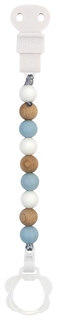 Держатель Nattou (Наттоу) для фиксации соски Pacifinder Lapidou wood-blue 879477