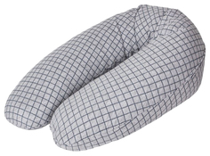Подушка для кормления Ceba Baby CARO Flexi dark blue-grey трикотаж