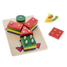 Пирамидка логическая "Человечек" Sima-Land