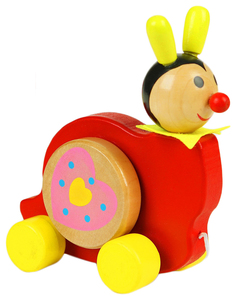 Каталка с колокольчиками "Божья коровка" Sima-Land