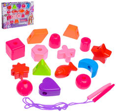 Конструктор «Обучающие бусы», 16 деталей Sima-Land